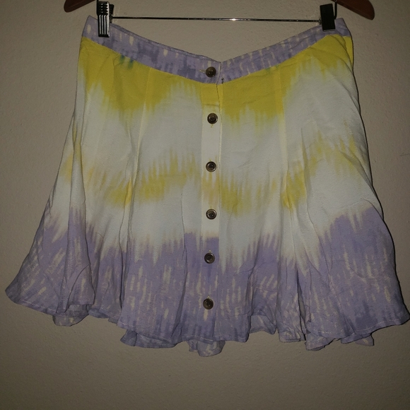 FREE PEOPLE TYE DYE SKIRT - Picture 2 of 7